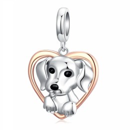 Talisman argint Puppy Heart